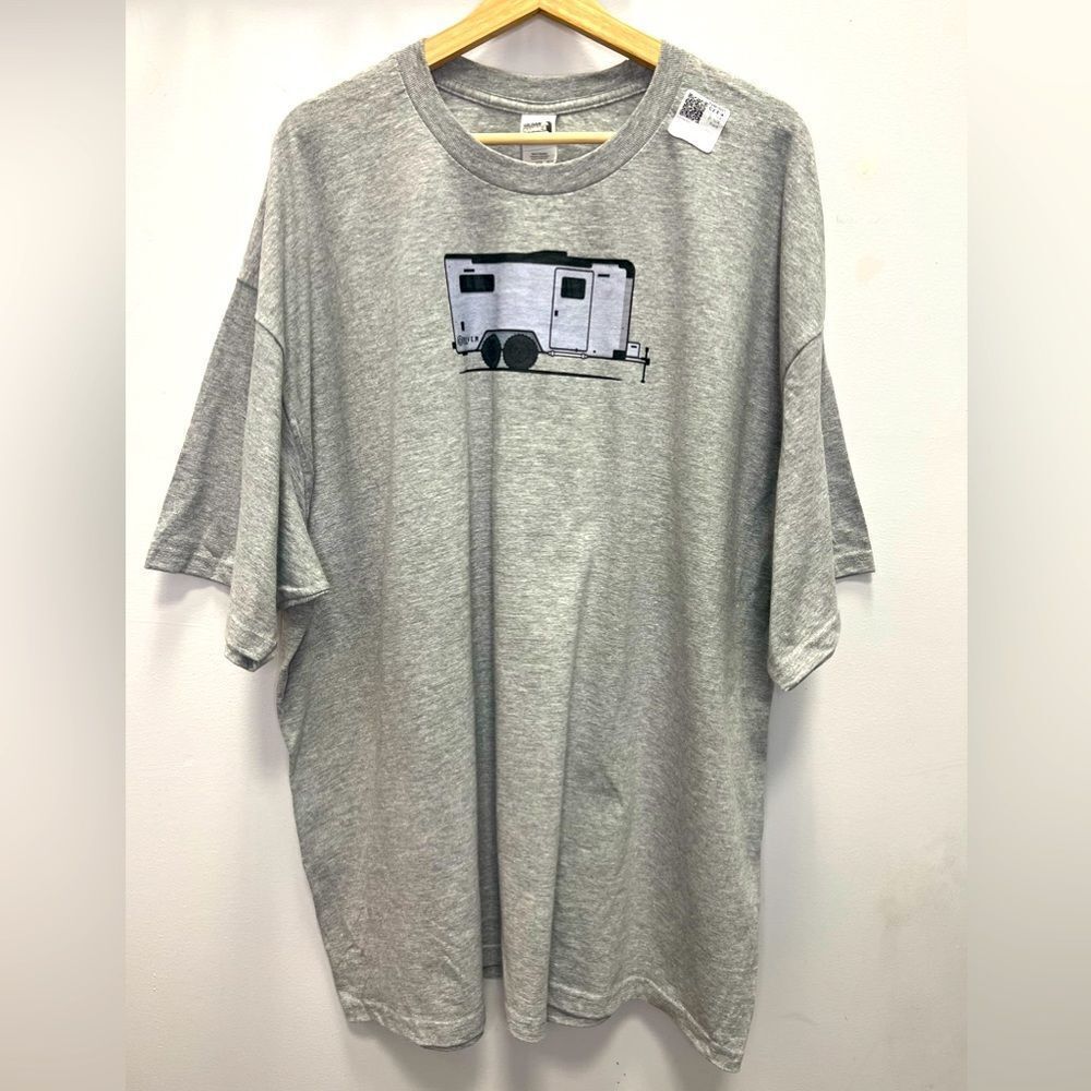 Men’s Grey Camper Graphic Tee Size 3XL - Picture 2 of 6